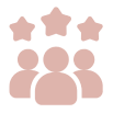 Group of people with stars